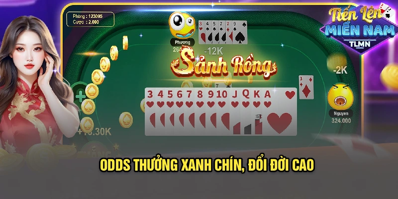 Odds thưởng xanh chín, đổi đời cao